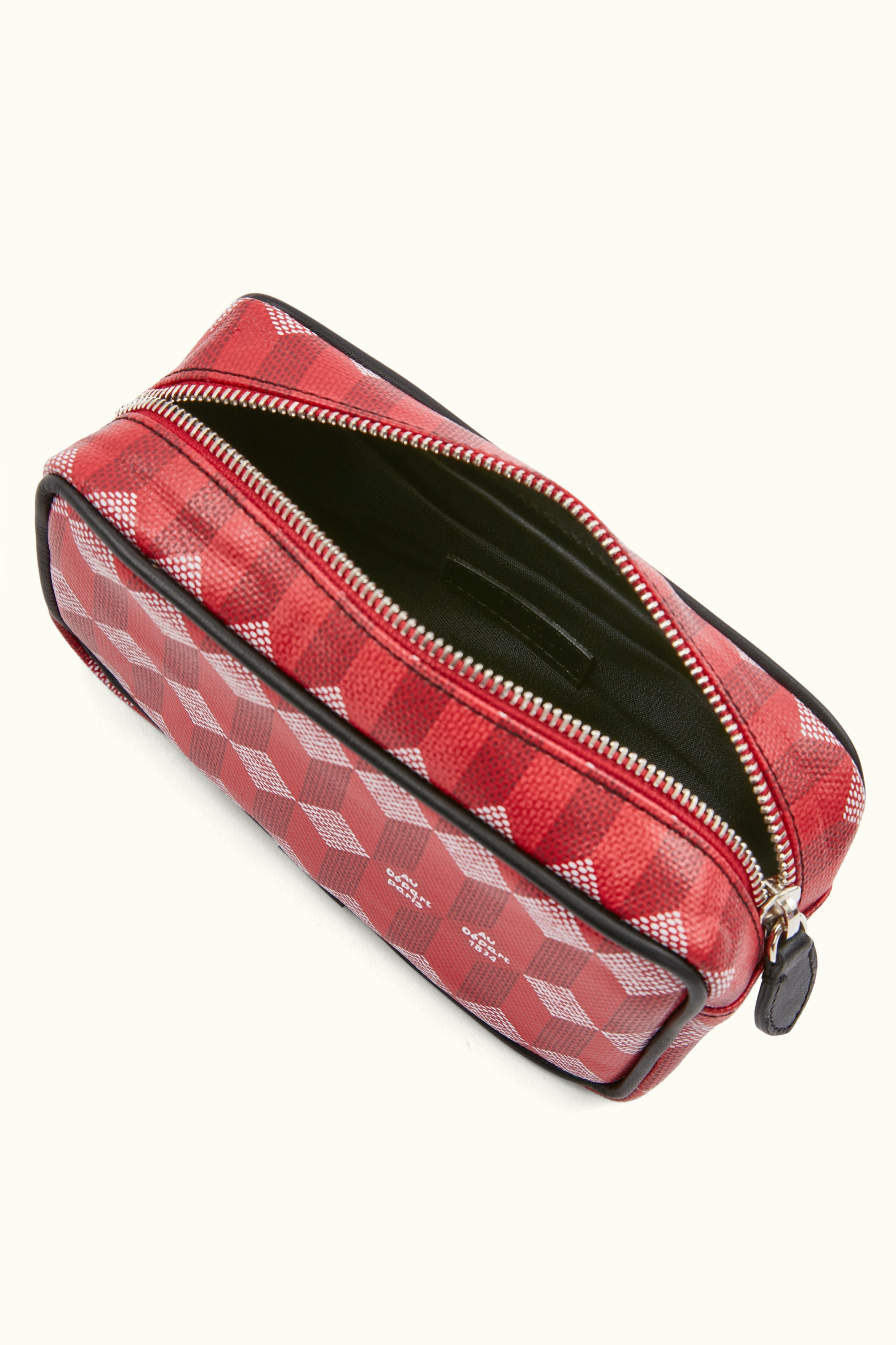 La Pochette Pour Câbles Coated Canvas Red